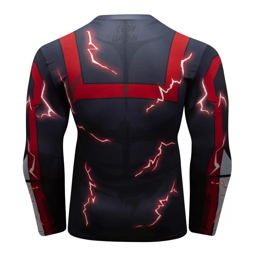 My Hero Academia Compression 'Onyx UA Uniform' Elite Long Sleeve Rashguard