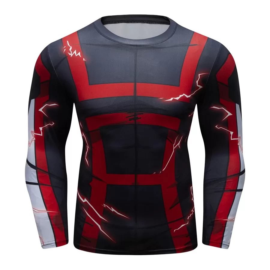 My Hero Academia Compression 'Onyx UA Uniform' Elite Long Sleeve Rashguard