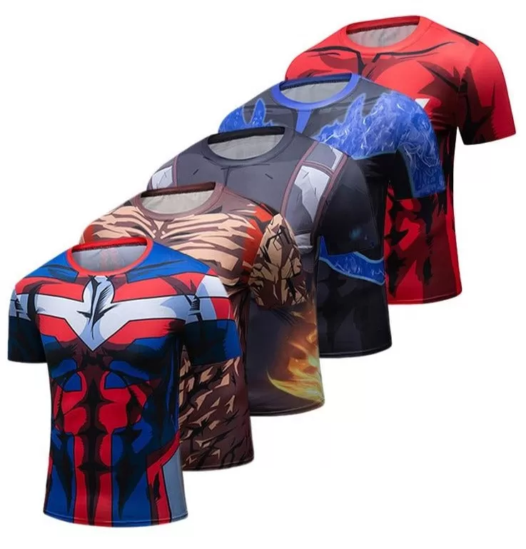 My Hero Academia 'Red Riot | Unbreakable' Elite Short Sleeve Rashguard