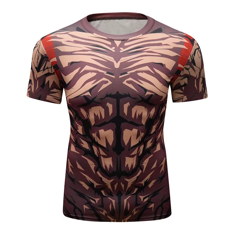 My Hero Academia 'Red Riot | Unbreakable' Elite Short Sleeve Rashguard