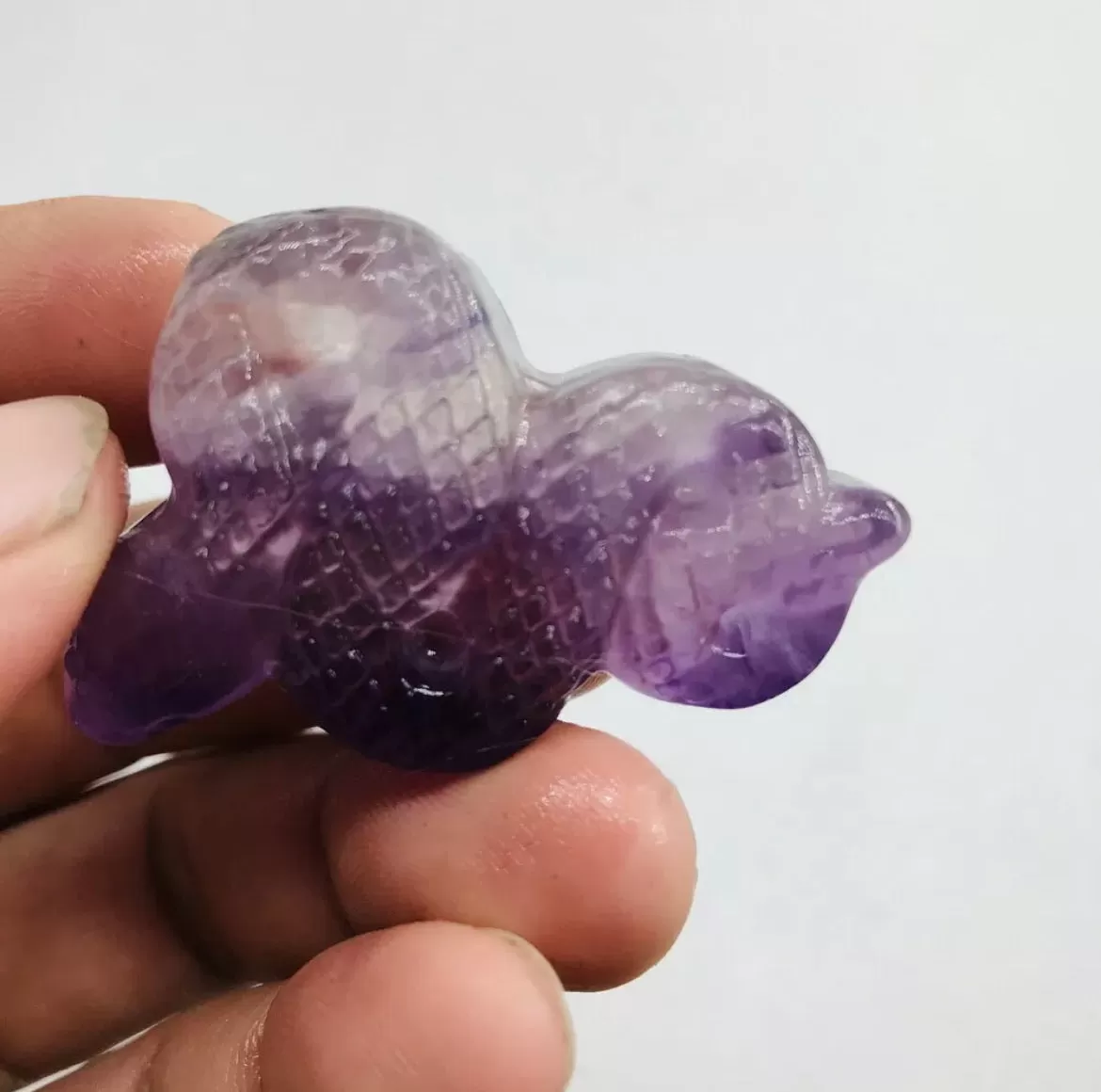 Natural Fluorite Snake