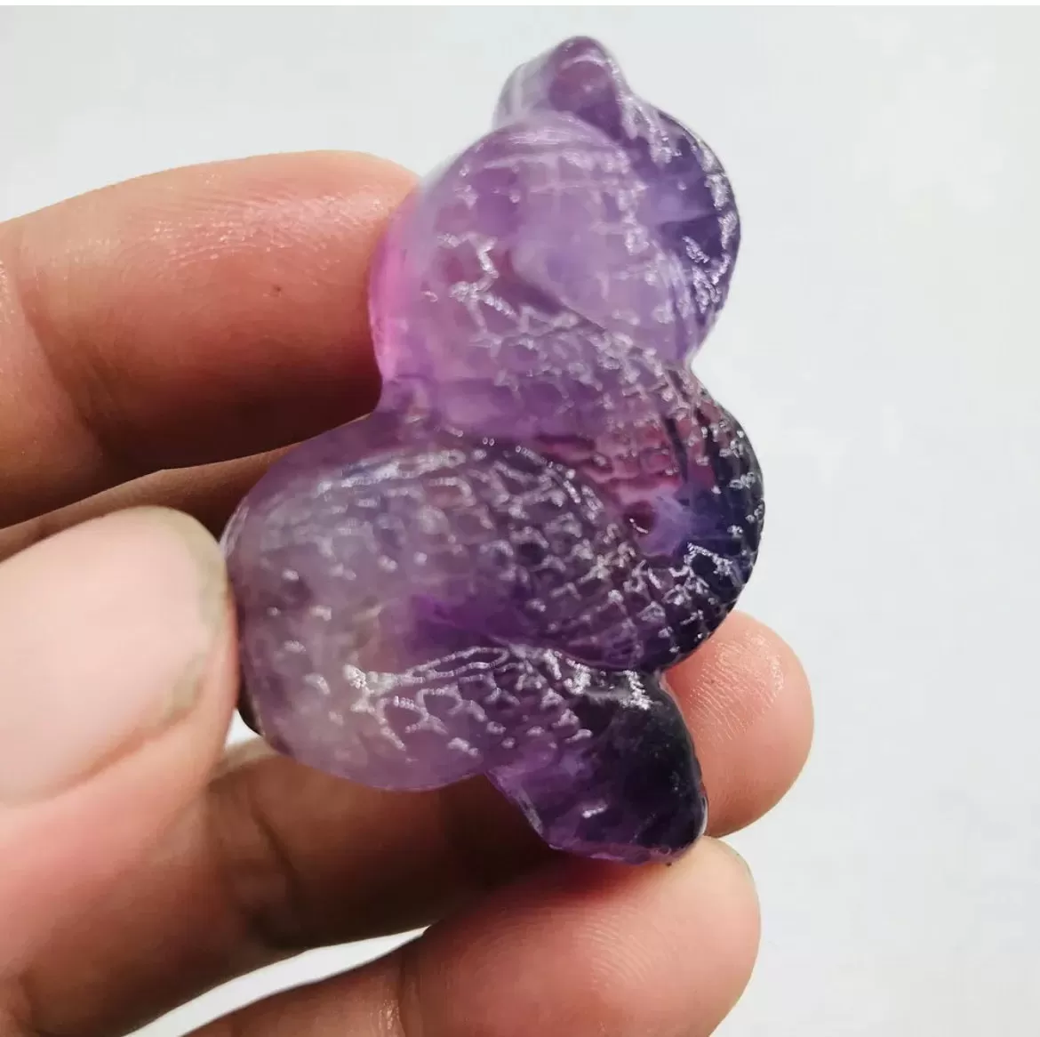 Natural Fluorite Snake