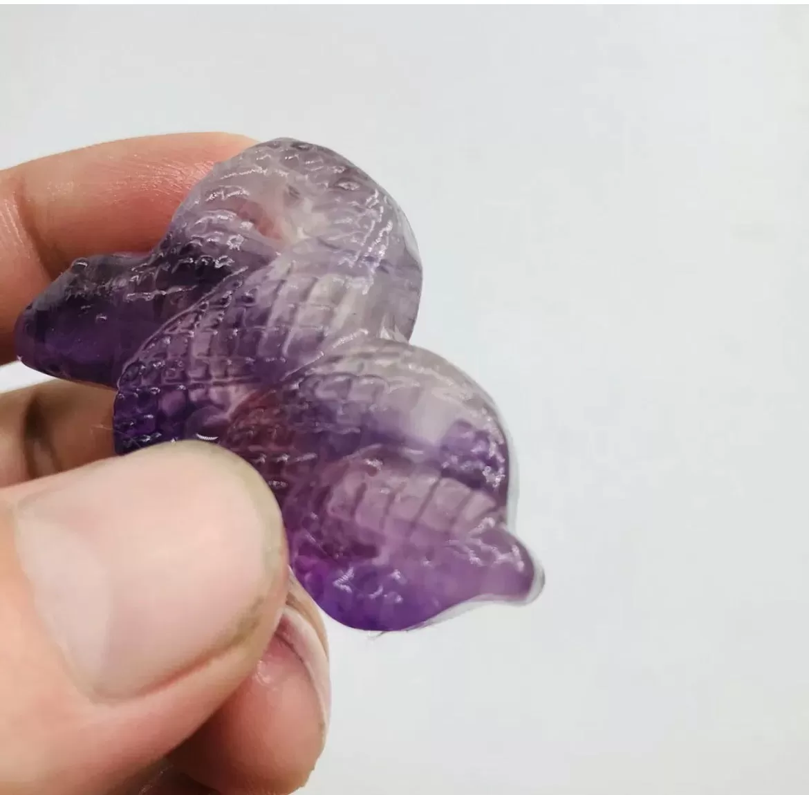 Natural Fluorite Snake