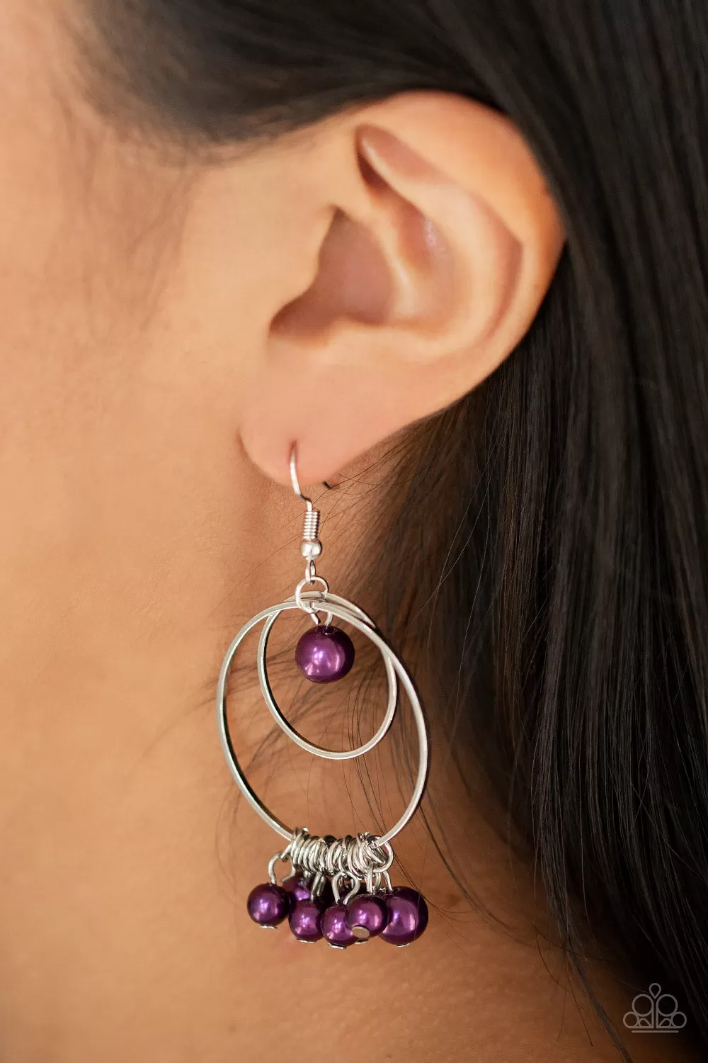 New York Attraction - Purple Earring