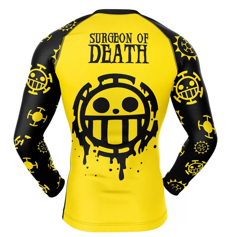 One Piece 'Trafalgar | Surgeon of Death' Long Sleeve Compression Rashguard