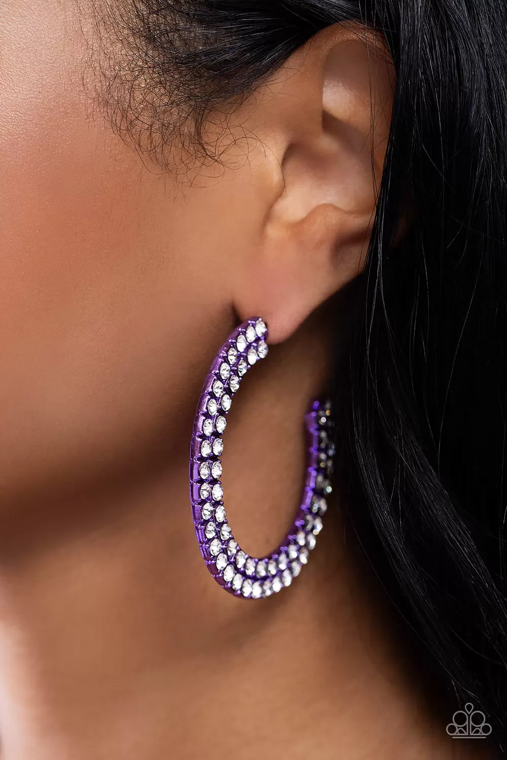 Paparazzi Flawless Fashion Purple Post Earrings