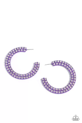 Paparazzi Flawless Fashion Purple Post Earrings