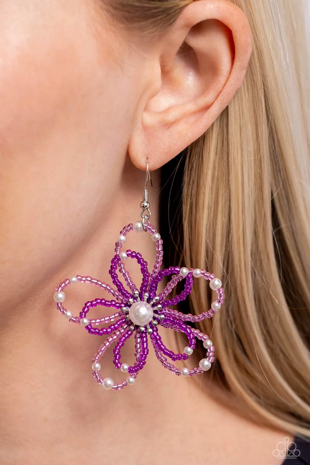 Paparazzi PEARL Crush Purple Earrings