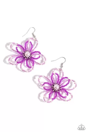 Paparazzi PEARL Crush Purple Earrings