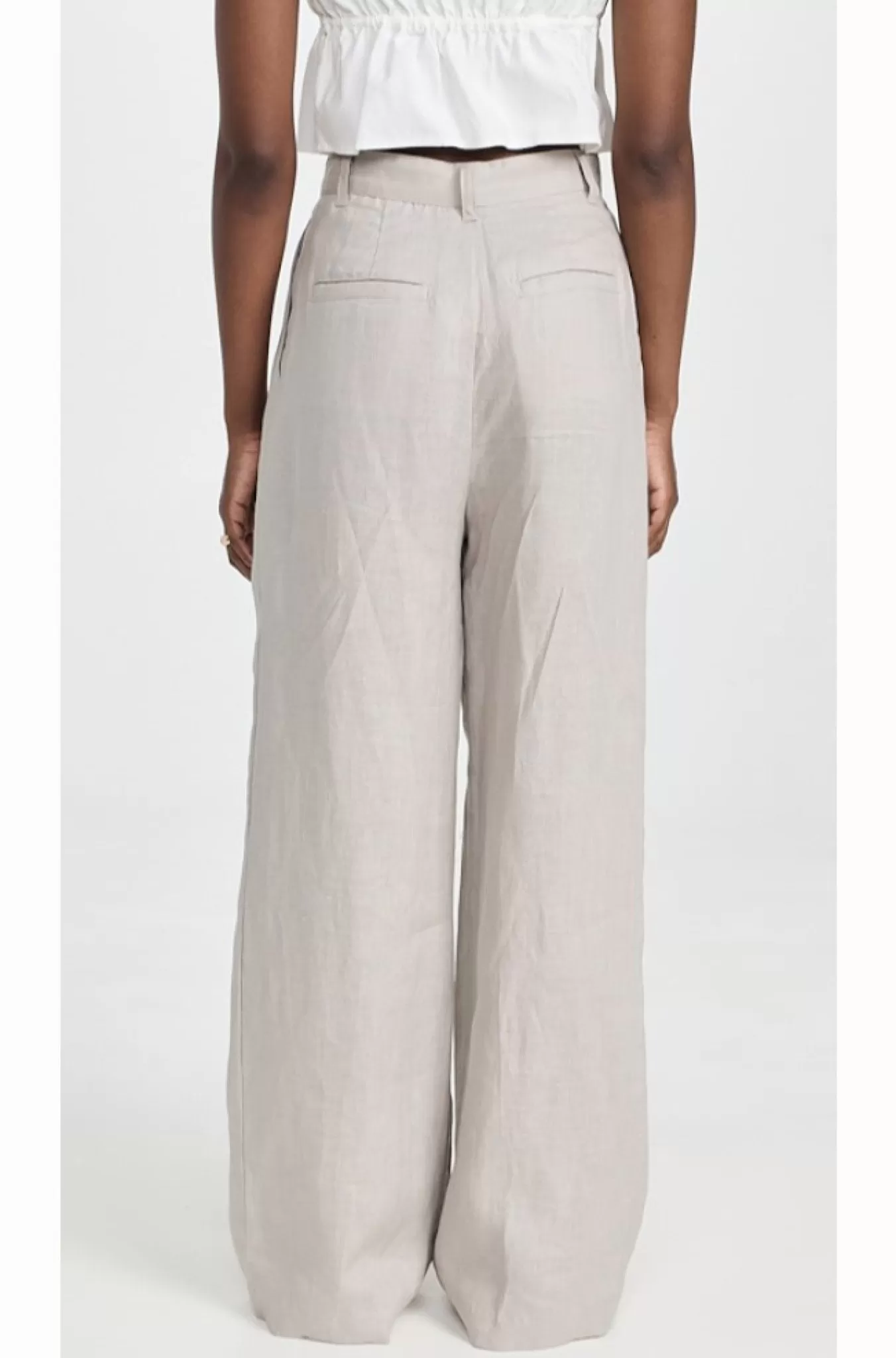 Pleated Linen Pant