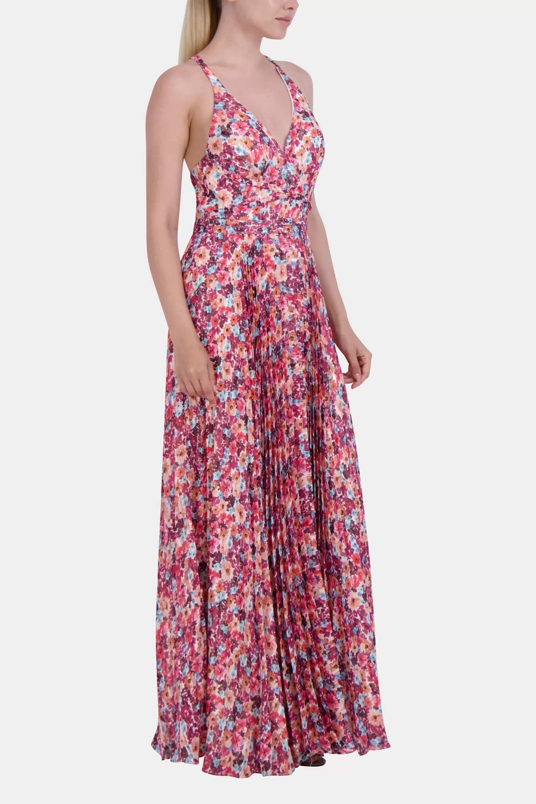 Pleated Maxi Dress