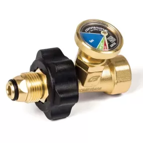 POL Gas Bottle Safety Valve & Gauge