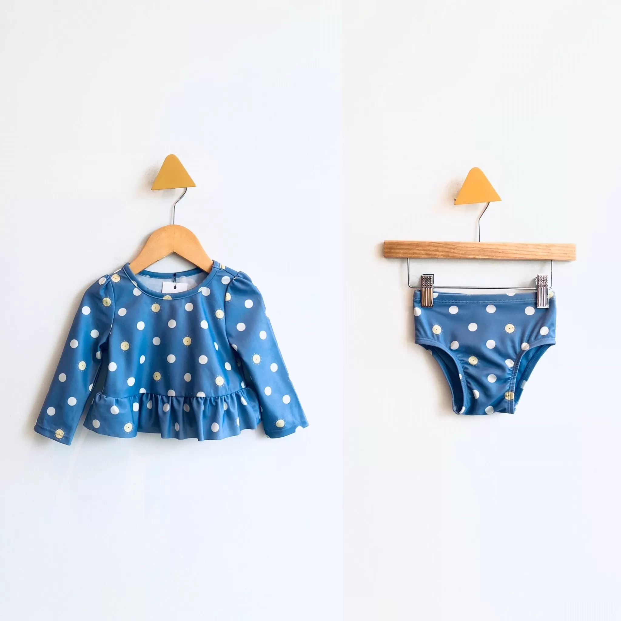 Polka Dot / Sun Swim Set // 6-12M