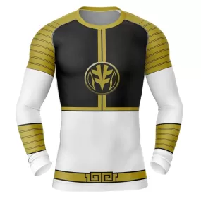 Power Rangers 'White Ranger' Long Sleeve Compression Rashguard