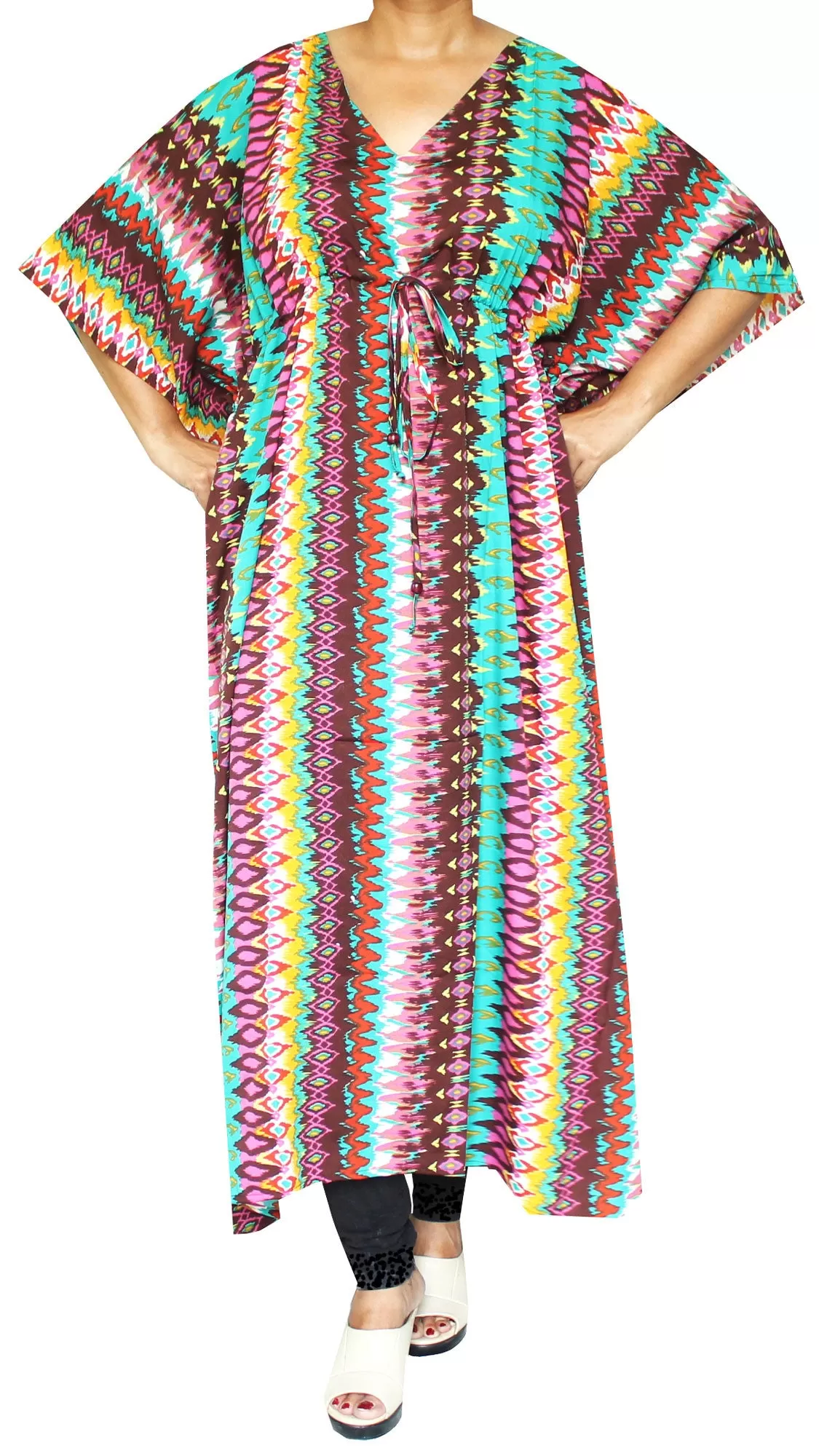 Printed Womens Caftan Evening Maxi Loungewear Kaftan