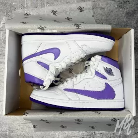 Purple Reverse Swoosh - Jordan 1 High | UK 4 Womens