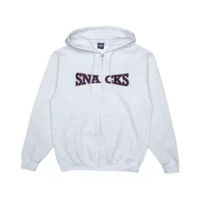 Quartersnacks SNACKS Full Zip Hoodie Grey