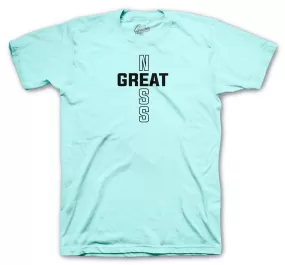 Retro 12 Easter Shirt - Greatness Cross - Green