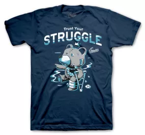 Retro 13 Obsidian Shirt - Trust Your Struggle - Navy