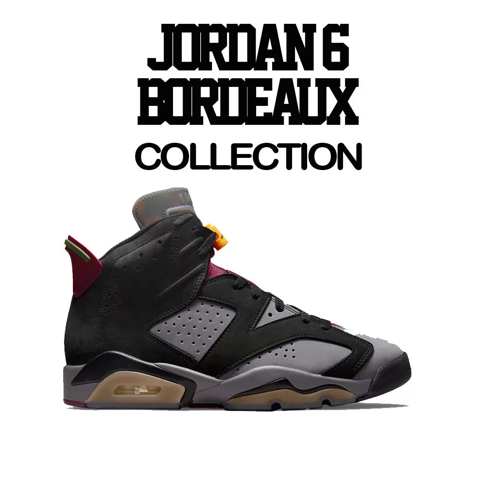 Retro 6 Bordeaux Sweater - OG - Black