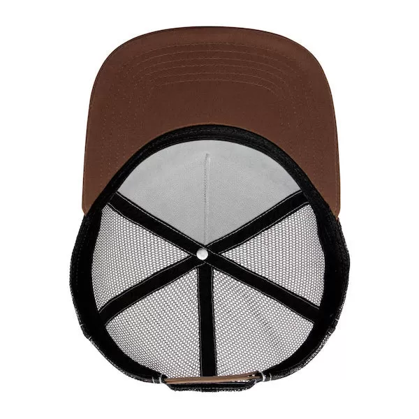 Santa Cruz Screaming Hand Trucker Hat - White/Brown/Black