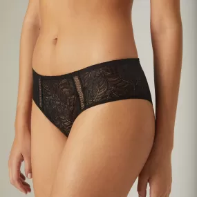 Simone Perele Comete - Shorty - Black , Pinky Sand