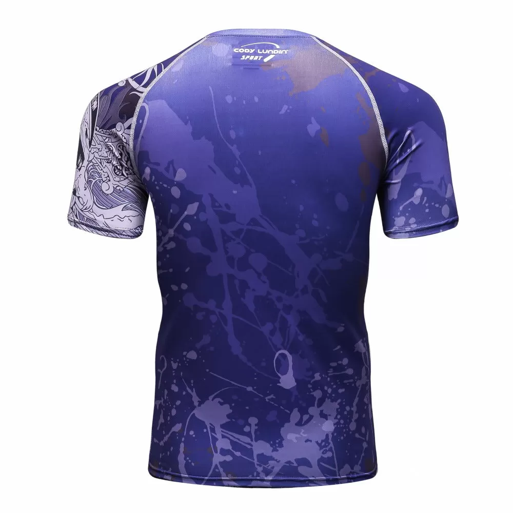 Skull Compression 'Shaman' Elite Short Sleeve Rashguard