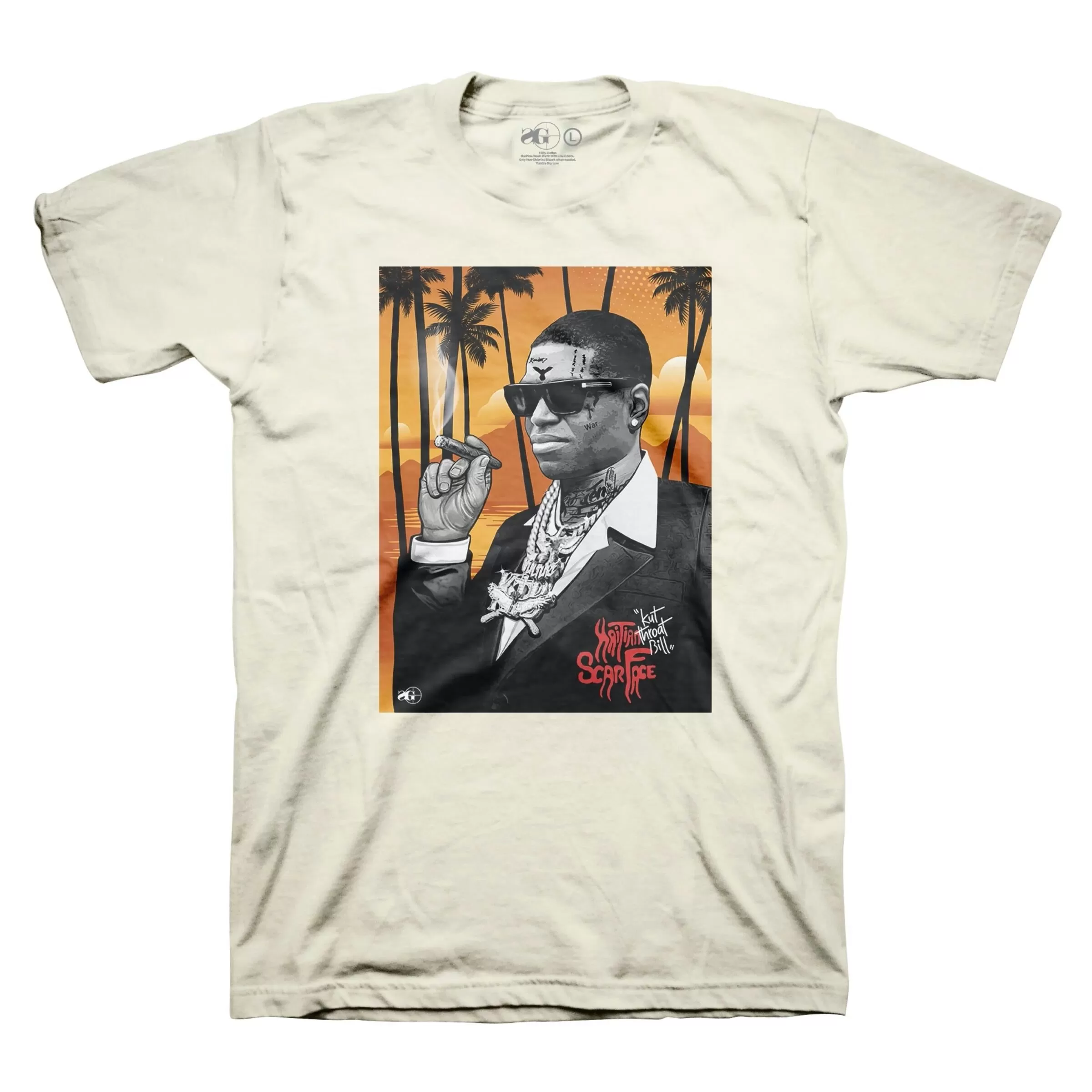 Sniper Gang Haitian Scarface Tropical Tee