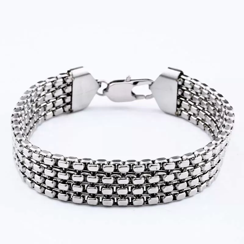 Stainless Steel Chain Mail Bracelet