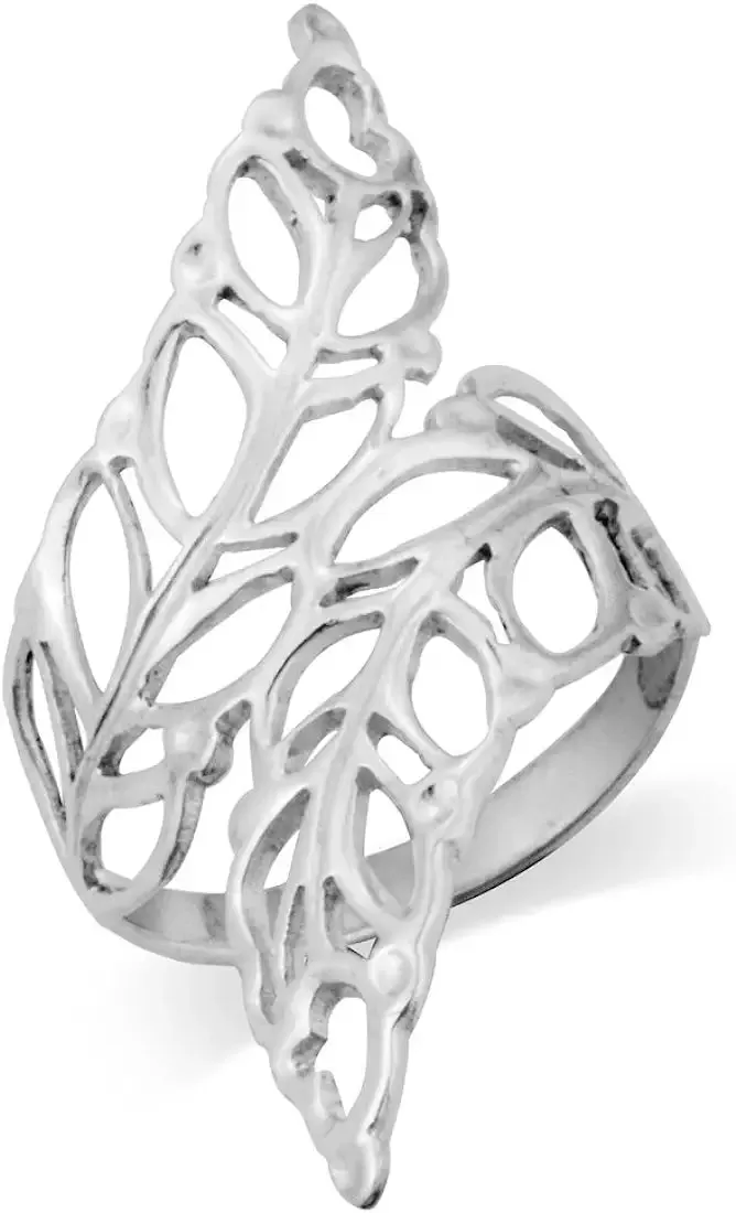 Sterling Silver Leave Wrapped Ring