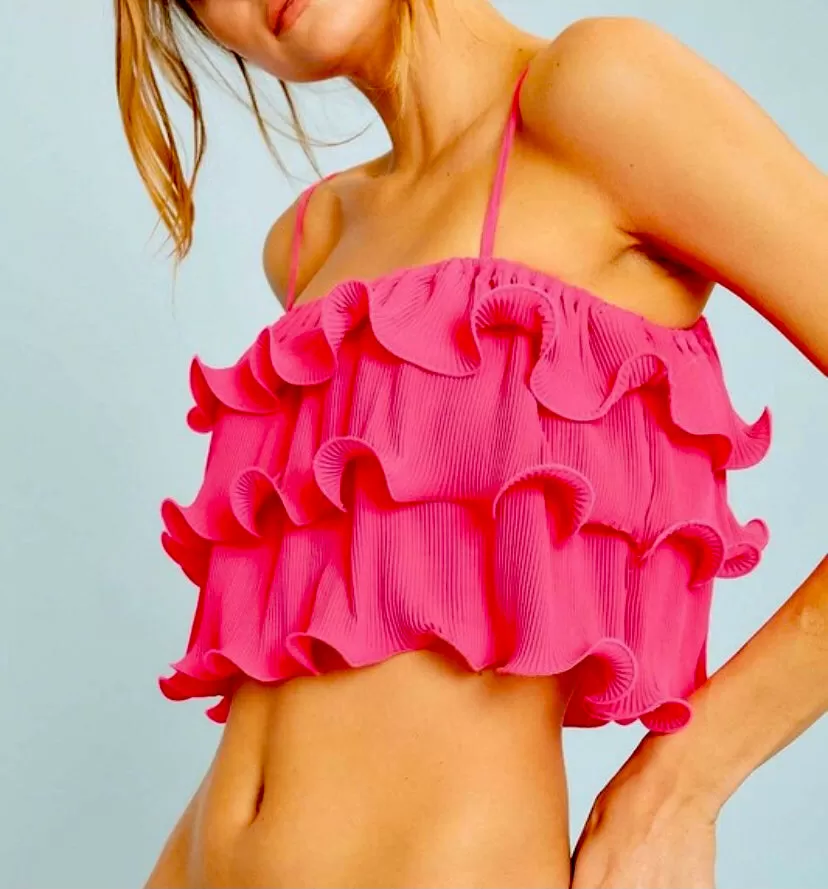 Sunday ruffle top