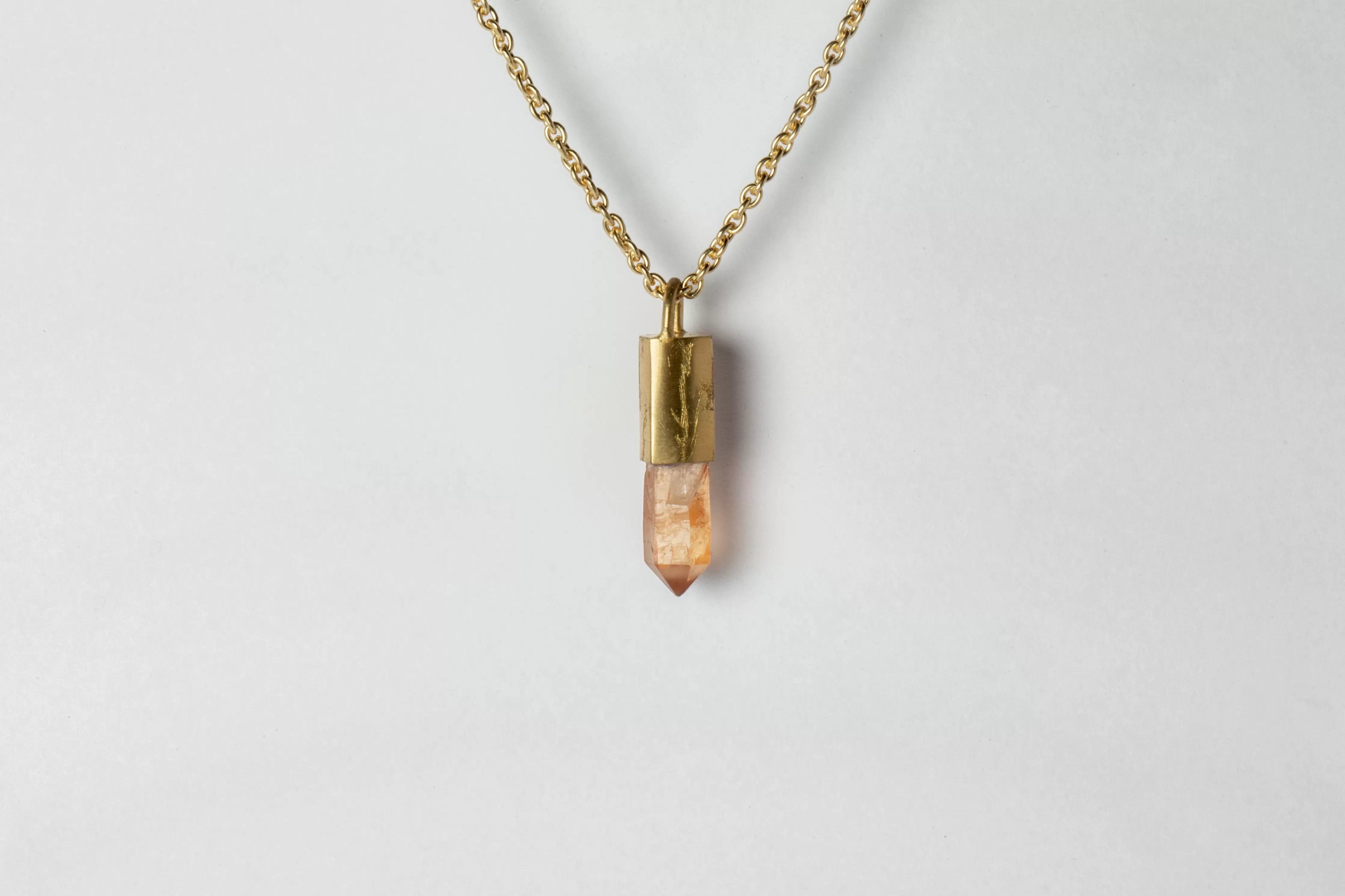 Talisman Necklace (Iron Stained Quartz, AG AGA ISQ)