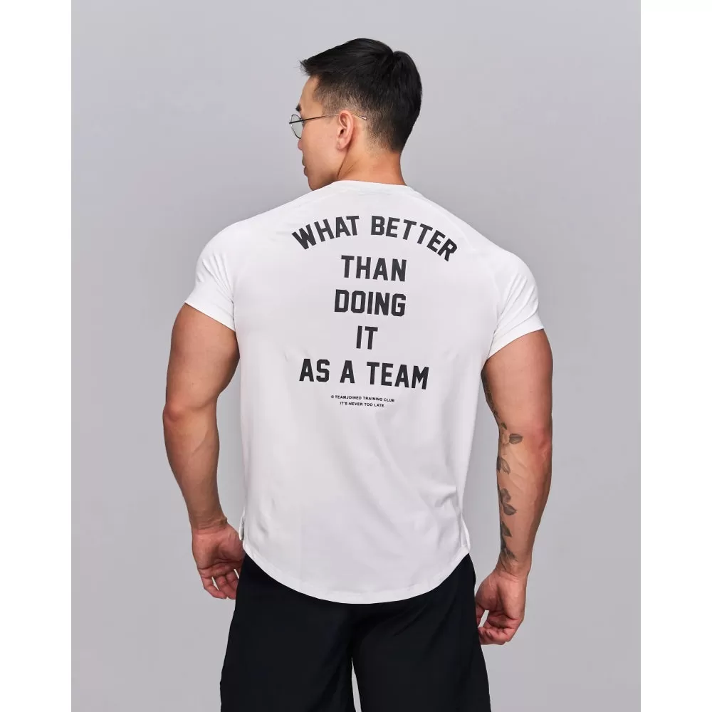 TEAMJOINED TJTC ADAPT PERFORMANCE MUSCLE TEE-WHITE