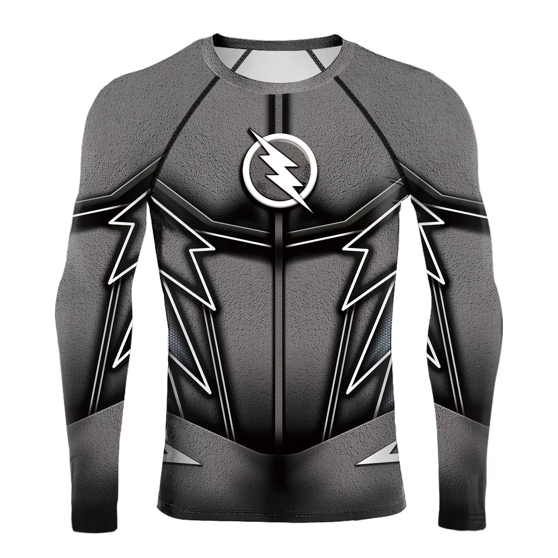 The Flash 'Zoom | Comic' Long Sleeve Compression Rashguard