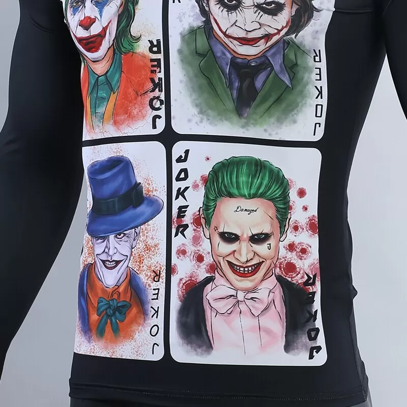 The Joker Compression 'Wildcard' Long Sleeve Rashguard