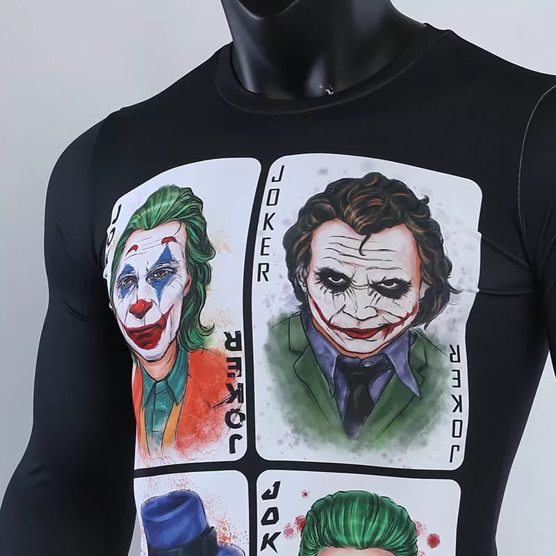 The Joker Compression 'Wildcard' Long Sleeve Rashguard