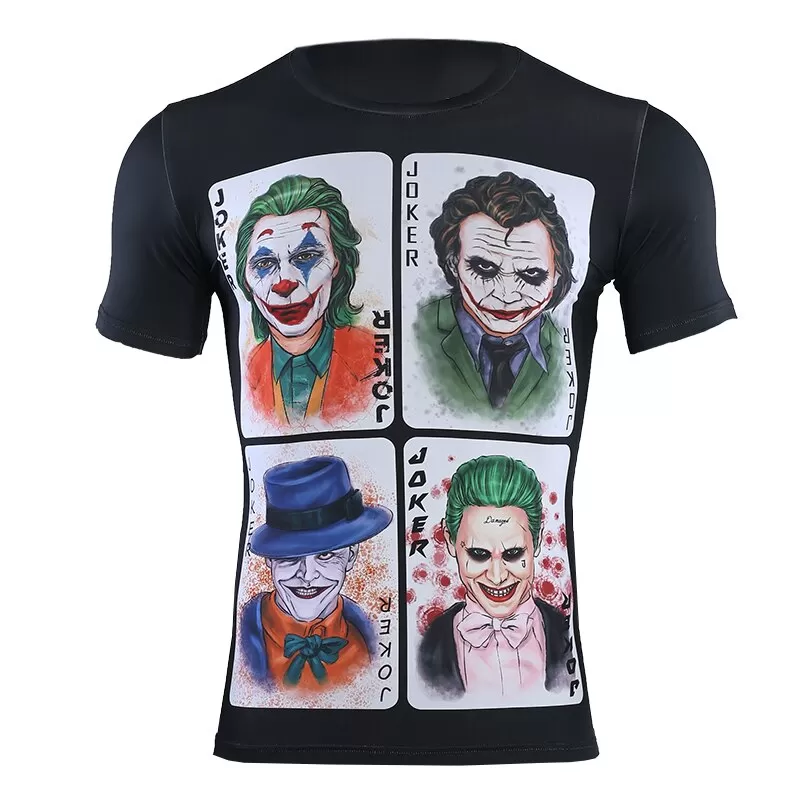 The Joker Compression 'Wildcard' Short Sleeve Rashguard