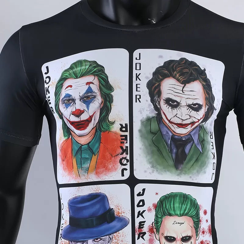 The Joker Compression 'Wildcard' Short Sleeve Rashguard