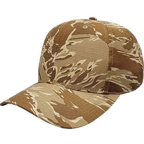 Tiger Tan Camo 6 Panel Cap - KL100TT