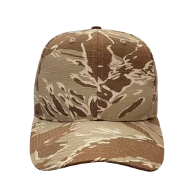 Tiger Tan Camo 6 Panel Cap - KL100TT