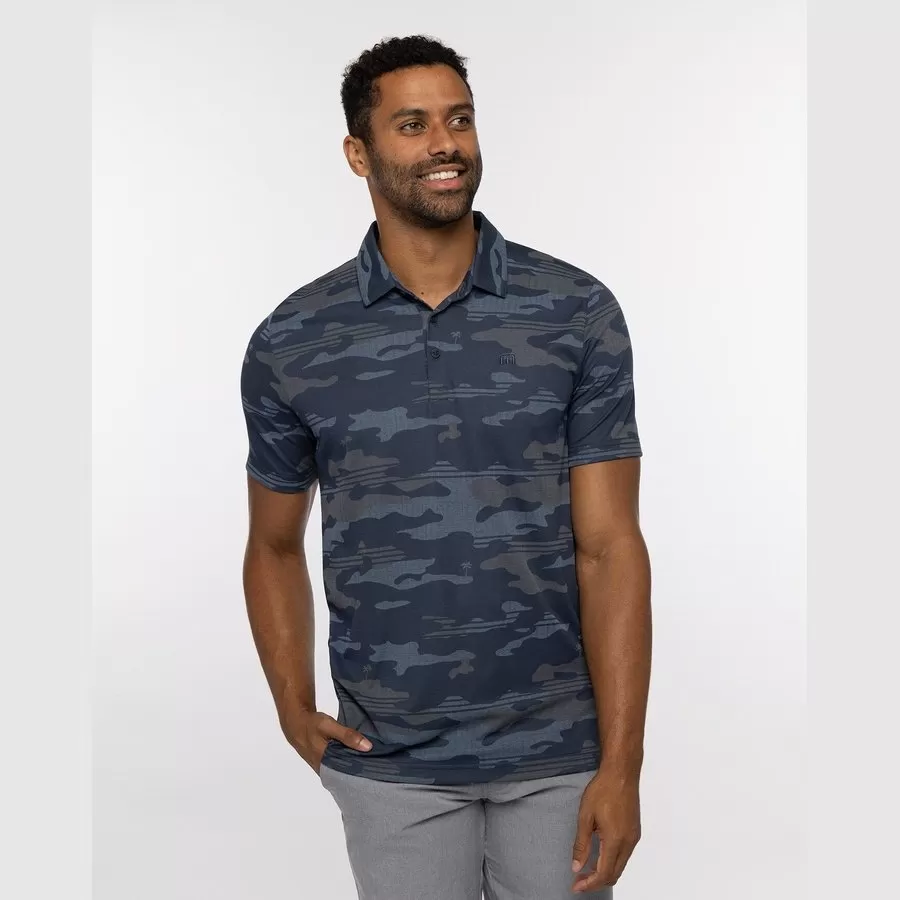 Travis Mathew Beachside Stealth Polo - Blue