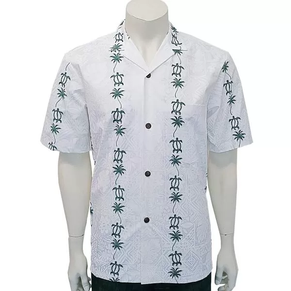 Turtle Panel Aloha Shirt