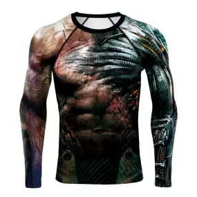 Warrior 'Duality | Man v Machine' Elite Long Sleeve Compression Rashguard