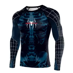 Warrior 'Spyder | 4.0' Long Sleeve Compression Rashguard