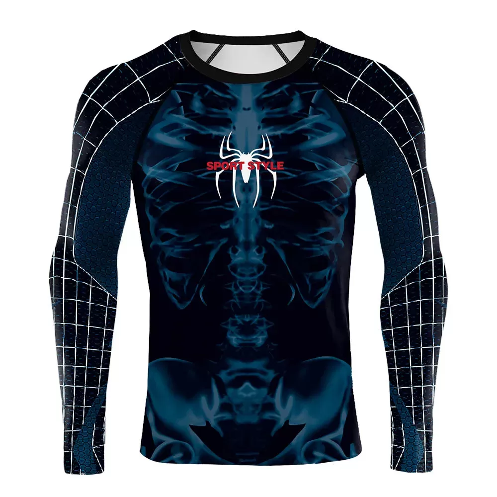 Warrior 'Spyder | 4.0' Long Sleeve Compression Rashguard