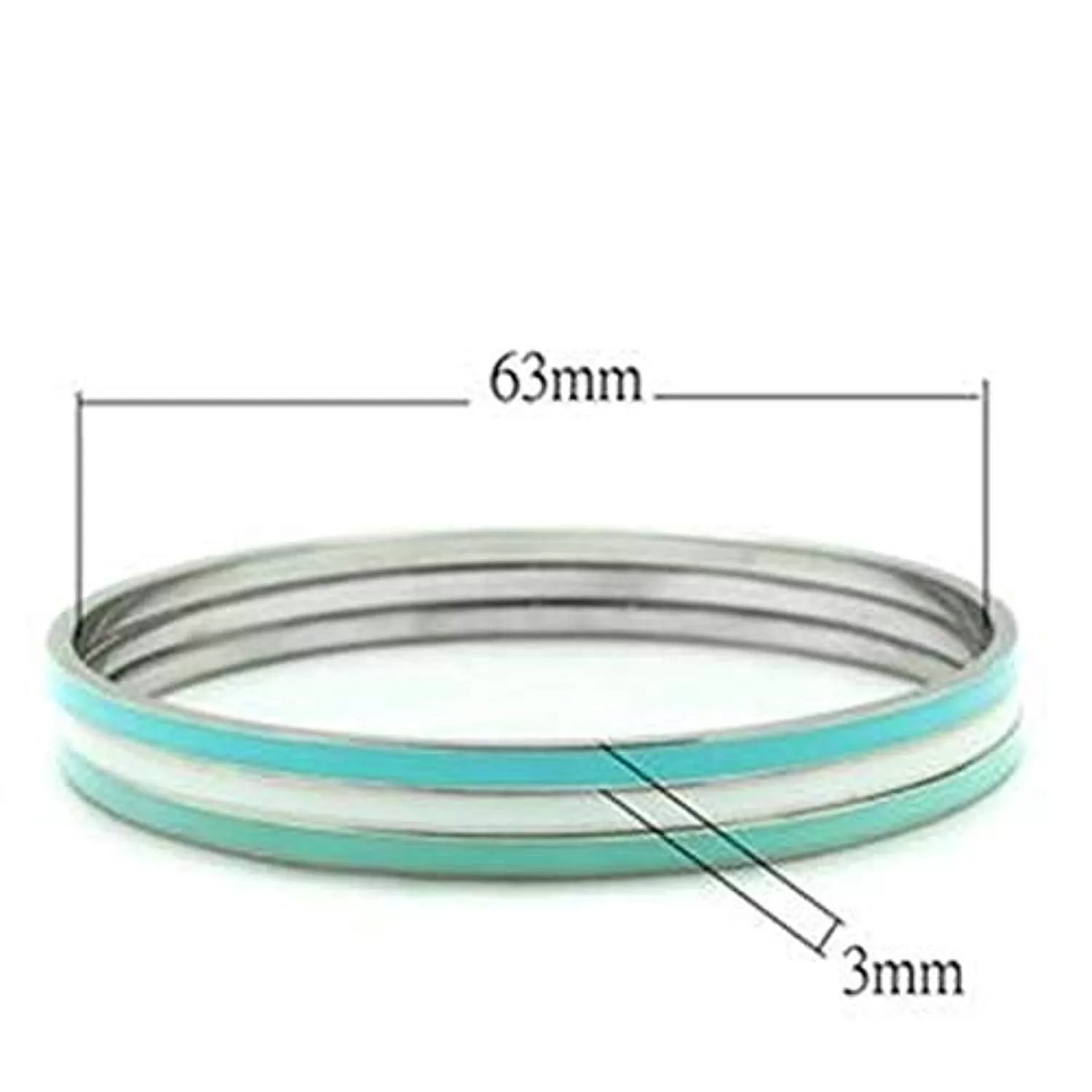 WildKlass Stainless Steel Bangle High Polished (no Plating) Women