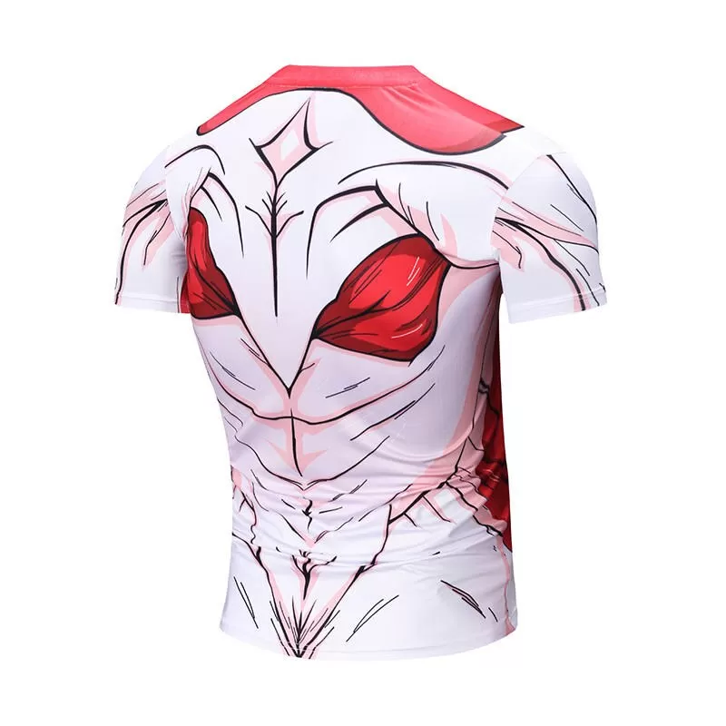 Women's Attack on Titan Compression 'FemaleTitan' Short Sleeve Rashguard