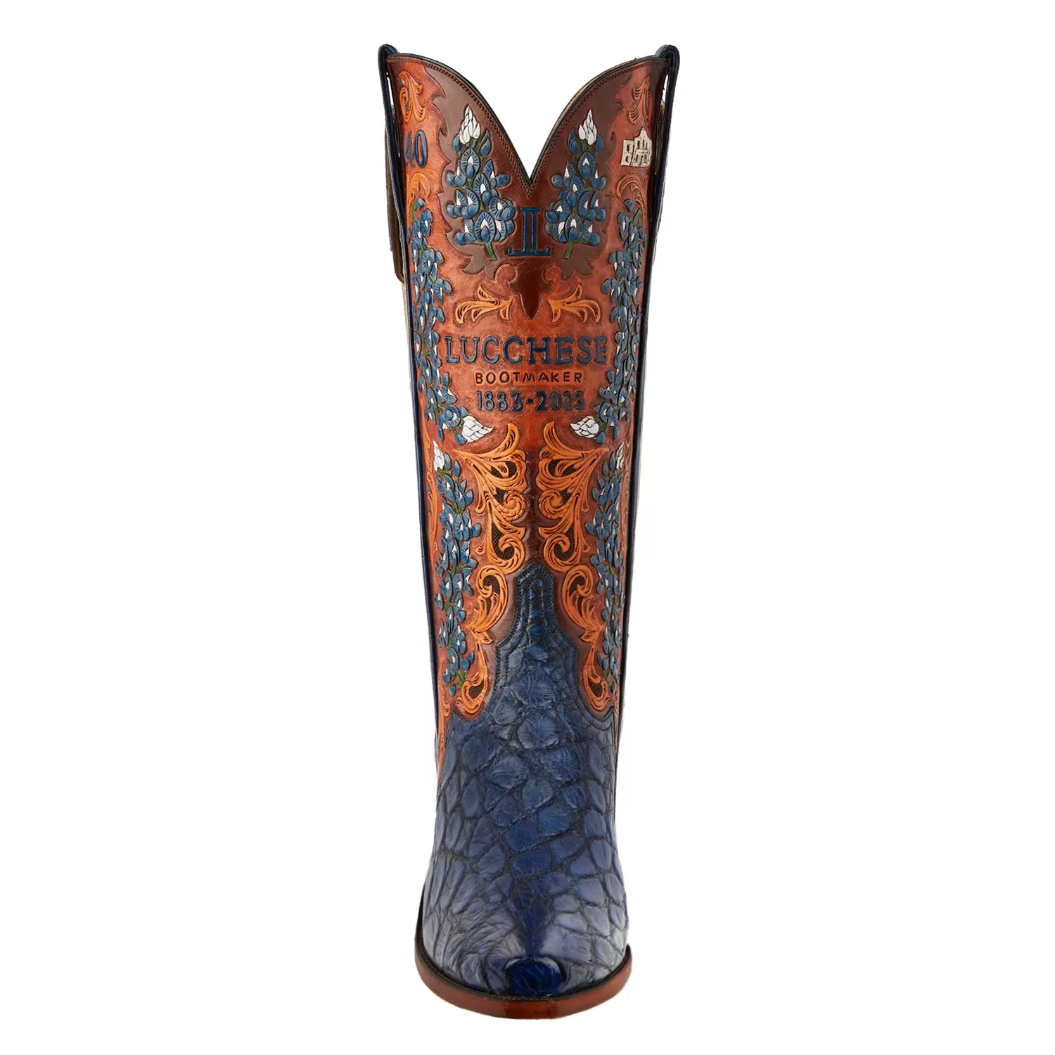 Women's Bluebonnet 140th Anniversary Boot :: Cavalry Blue