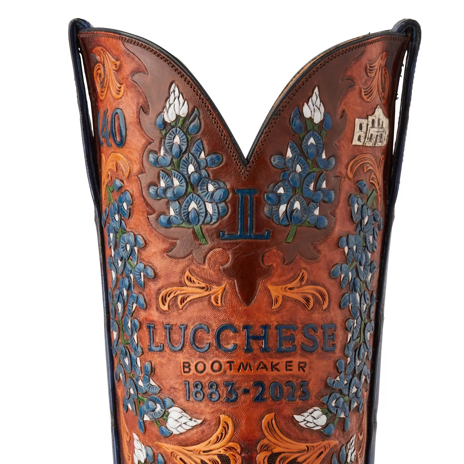 Women's Bluebonnet 140th Anniversary Boot :: Cavalry Blue