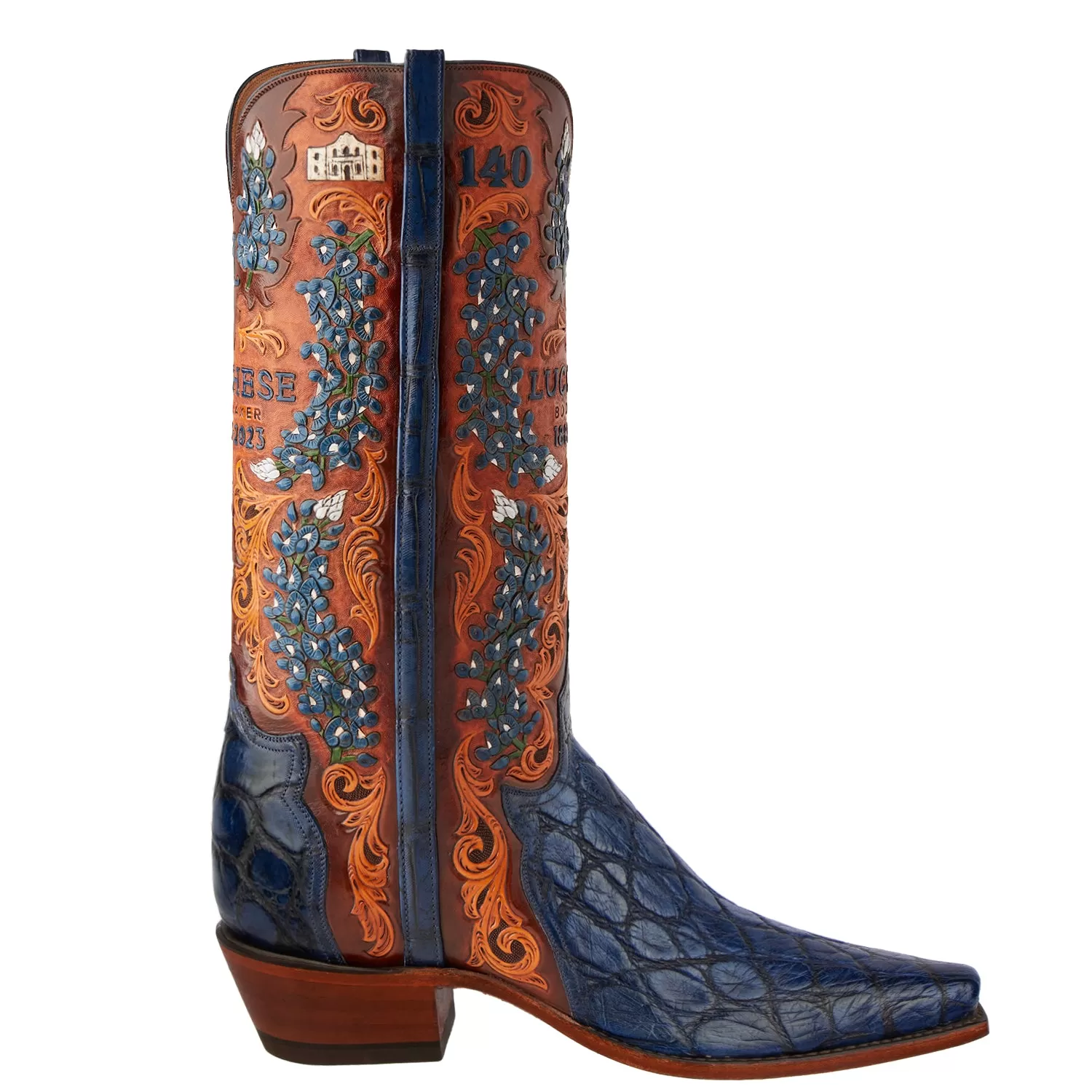 Women's Bluebonnet 140th Anniversary Boot :: Cavalry Blue